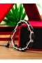 Macrame Bracelet Handmade Pure Natural Stone Custom Made Hematite Stone, Lava Stone, Agate Stone Amatis Stone - 4