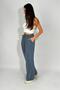 Women's Woven Modal Elastic Waist Wide Leg Pants with Pockets Drawstring P Palazzo Pants Indigo - 6