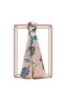 Patterned Silk Shawl - Göksu Sefası Patterned - Pale Pink