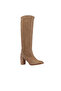26081S Genuine Suede Leather Women's Heeled Boots - 2