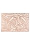 Rectangular Plate Holder with Perforated Rose Gold Leaf Pattern 45x30cm