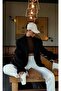 Black Women's Cashemere Blazer Buttoned Lined Jacket - 7