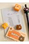 Kawaii 3Pcs Mini Pupu Bear Teddy Bear Cheese Bakery Flower Eraser School Office Necessities Gift - 2