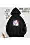 Unisex Gintama Style Cute Printed Hooded Sweatshirt (2 Thread)