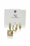Pinterest 3-Piece Earring Set
