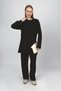Women's Modal Tunic Pants Set Black - 2
