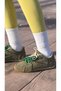 Glow Genuine Leather Suede Double Laced Colorful Sneaker Sports Shoes - 4