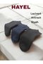 3 Pairs of Men's Black Antiresit Navy Blue Towel Thermal Cotton Booties - 4