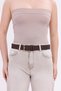 4 cm Gold Buckle Women's Belt Trouser Belt Dress Belt Waist Belt Coat Belt - 3