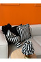 Stripe Square Ruffle Throw Pillow Cover / Pillow Case - 4