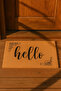 Velür Coco Textured Welcome Doormat for Front Door Outdoor 45X70Cm 27Ycm260118