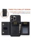 iPhone 13 Pro Max (6.7 Inch) Compatible 2-in-1 Detachable Wallet Card Holder Lux Leather Case - 9