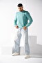 Erkek Mavi Sweatshirt - 4