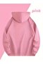 Unisex Duckbill Letter Printed Hoodie - 2
