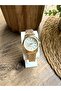 Round Classic Gold Inside White Women's Wristwatch - 3