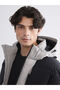 Hooded Color Block Men's Puffer Jacket - 3