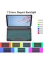 Wireless Bluetooth Keyboard for Samsung Galaxy Tablets, 7-Color Backlit, Ultra-Slim - 2