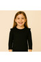 Girl's 3-Piece Long Sleeve Ribbed Bodysuit Set - Pink, Black, Red - Ruffle Detailed Soft - 6
