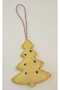 3Pcs Christmas New Year Ornament, Colorful Felt, Embroidered Pine Tree and Gold Plexi Set 5 - 4