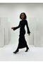 Women's Long Knitwear Dress - 3