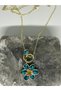 Steel Tarnish-Free Brand Floral Stone 316L Special Series Design Women's Necklace - 4