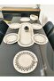 Jute, American Dinnerware Set, 6 Plates, 1 Bread Basket, 1 Runner, Plate Mat, Runner, Plate Set, Lux Presentation - 2