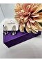 3-Piece Combined Star-Hanging Silver Color Steel Earrings - 3