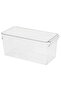 KLIPPKAKTUS Storage box for fridge, transparent, 32 x 14 x 14 cm
