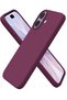 Apple iPhone 17 Compatible – Burgundy Launch Liquid Silicone Case, Shockproof Cover
