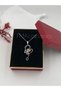 Steel Women's Necklace Stainless Silver Color with Heart 45 cm Antiallergic with Gift Box - 7