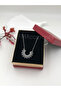 Steel Women Necklace Stainless Silver Color 45 cm Antiallergic with Gift Box - 3