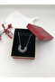 Steel Women Necklace Stainless Silver Color 45 cm Antiallergic with Gift Box - 6