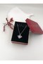 Steel Women Necklace Stainless Silver Color Angel Wing 45 cm Antiallergic with Gift Box