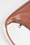 Women's Pear Tan Lined Faux Leather Zipper Closure Handbag and Shoulder Bag - 7