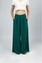Women's Modal High Waist Pocketed Elastic Waist Wide Leg Pants Emerald Green - 8