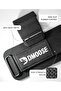 DMoose® Weight Lifting Hooks (Pair) for Deadlifts, Pull Ups, Rows & Shrugs - Anti-Rip Nylon Strap Hand Grips - 3