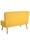 Sofa Fabric 117x55.5x77 cm Yellow - 4