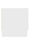 Wardrobe White 100x32.5x35 cm Engineered Wood - 2