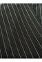 Men's Black Striped Crepe Fabric Shirt Pants Set Comfortable & Modern - 2