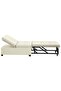Sofa Bed Cream 194 x 67 x 82 cm Velvet - 4