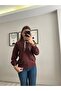 Soft Textured - Satin Scarf - Polo Neck Knit Long Sleeve Sweater - 6