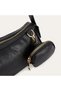 Women's Black Wallet Detailed Handbag - 3