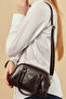 Lille Women's Brown Shoulder Bag with Adjustable Strap and Zipper Lock - 5