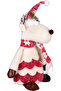 Christmas Ornament, Deer Figure, Red-White - 18X40 cm - 2