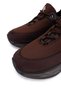 Women's Brown Patent Leather Sneakers & Sports Shoes - 4