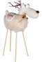 Christmas Ornament, Deer, White - Wooden Legs, 36X56 cm - 3