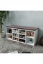 Shoe Storage Bench 10 Compartments White