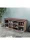 Shoe Storage Bench 10 Compartments Oak Colour