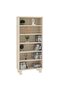 CD Cabinet HAMAR Honey Brown 45x18x100 cm Solid Wood Pine - 4