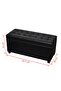 Storage Ottoman Artificial Leather Black - 3